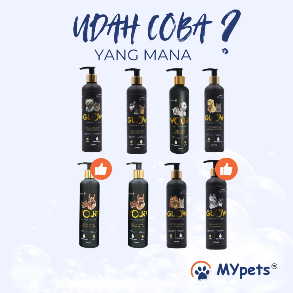GLOW SHAMPOO ANJING DAN KUCING PREMIUM 300 ML