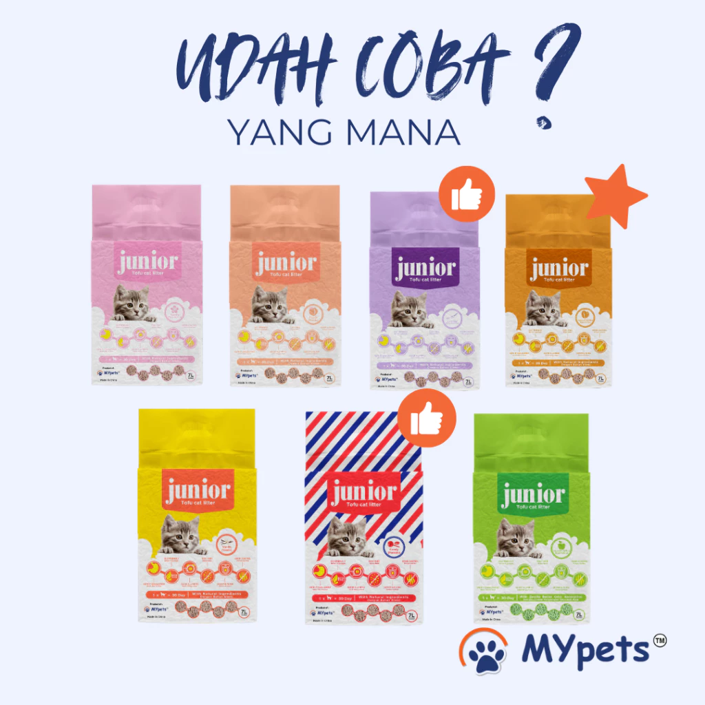 JUNIOR TOFU CAT LITTER 7 LITER