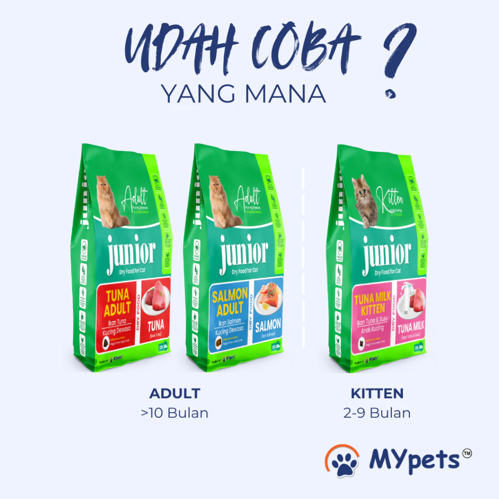 JUNIOR CAT KITTEN DRY FOOD 500 GRAM