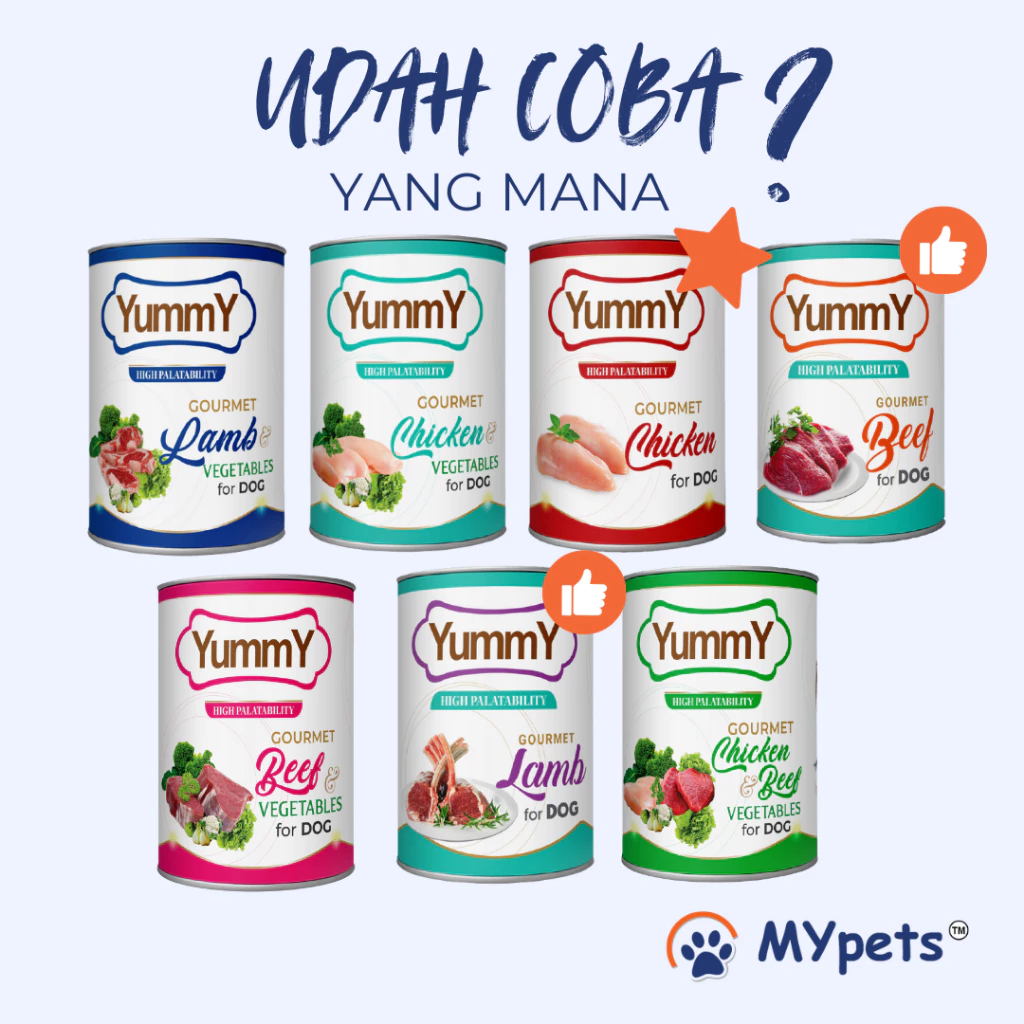 YUMMY CANNED DOG 375 GRAM