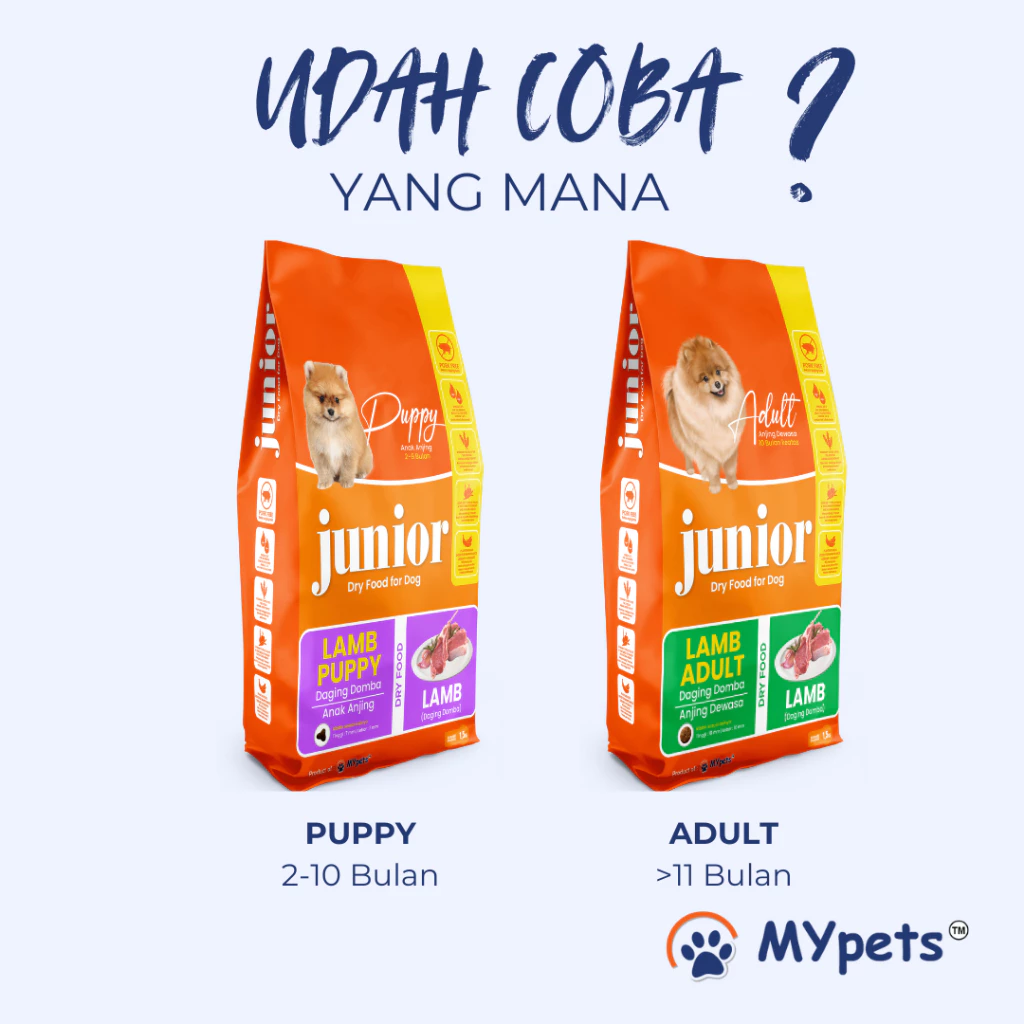 JUNIOR DOG ADULT DRY FOOD 1.5 KG